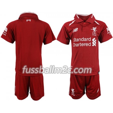 Fußballtrikots Liverpool Kinder Heim Trikotsatz 2018-2019